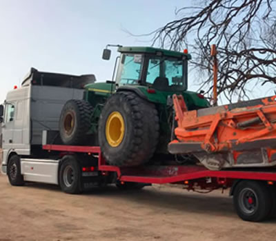Transporte con Lowboy